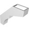 Ekena Millwork 3-in. W x 12-in. D x 12-in. H Monterey Architectural Grade PVC Knee Brace BRCP03X12X12MON - alternate 6
